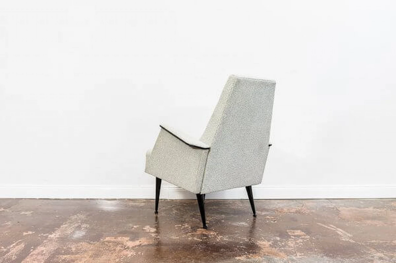 Poltrona ungherese in legno e tessuto, anni '60 18