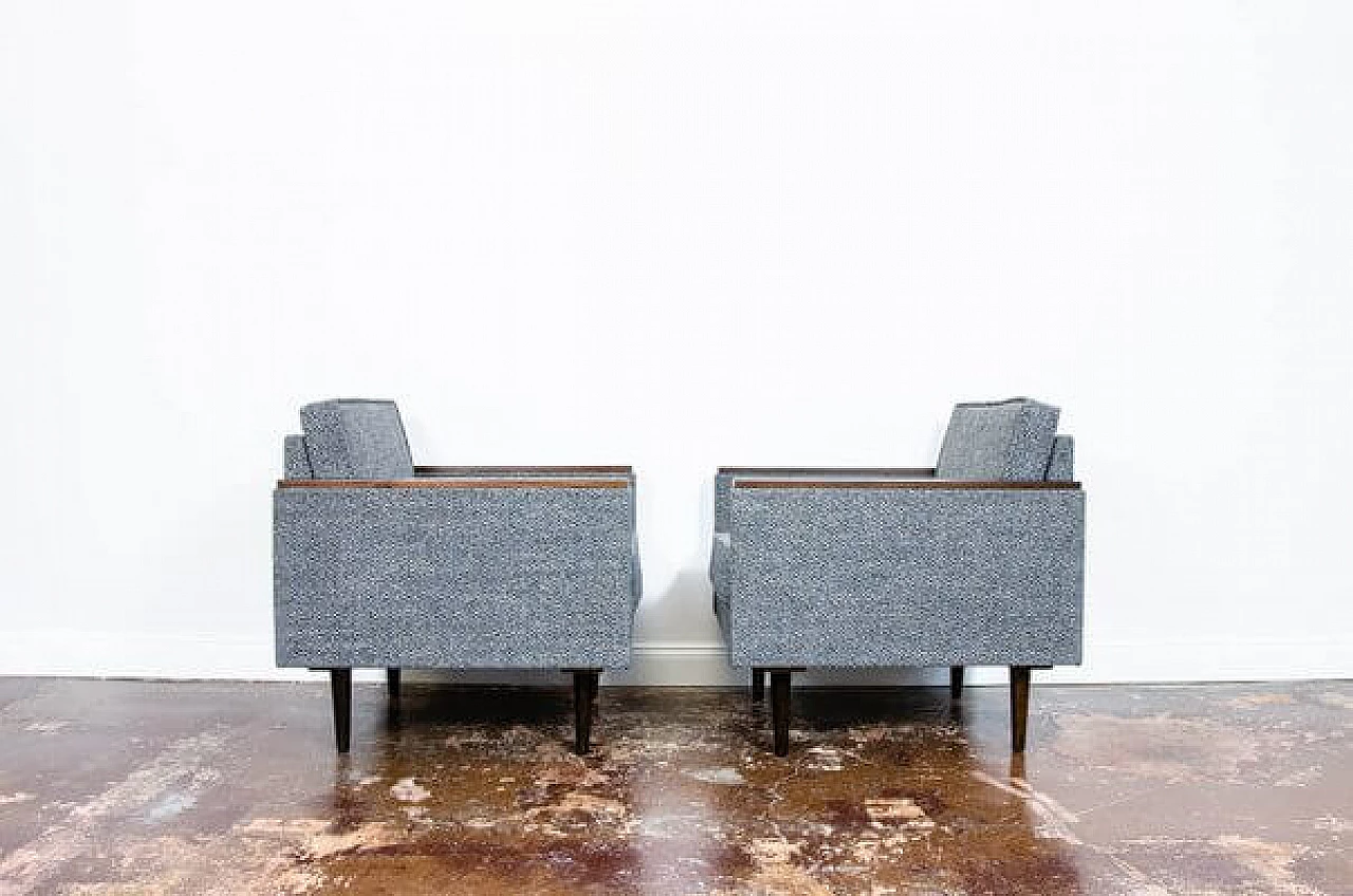Pair of Nowe-B armchairs by Nowińskie Fabryki Mebli, 1970s 16