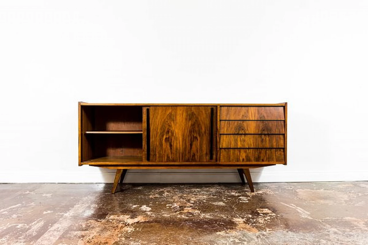 Credenza in noce di Słupskie Fabryki Mebli, anni '60 21
