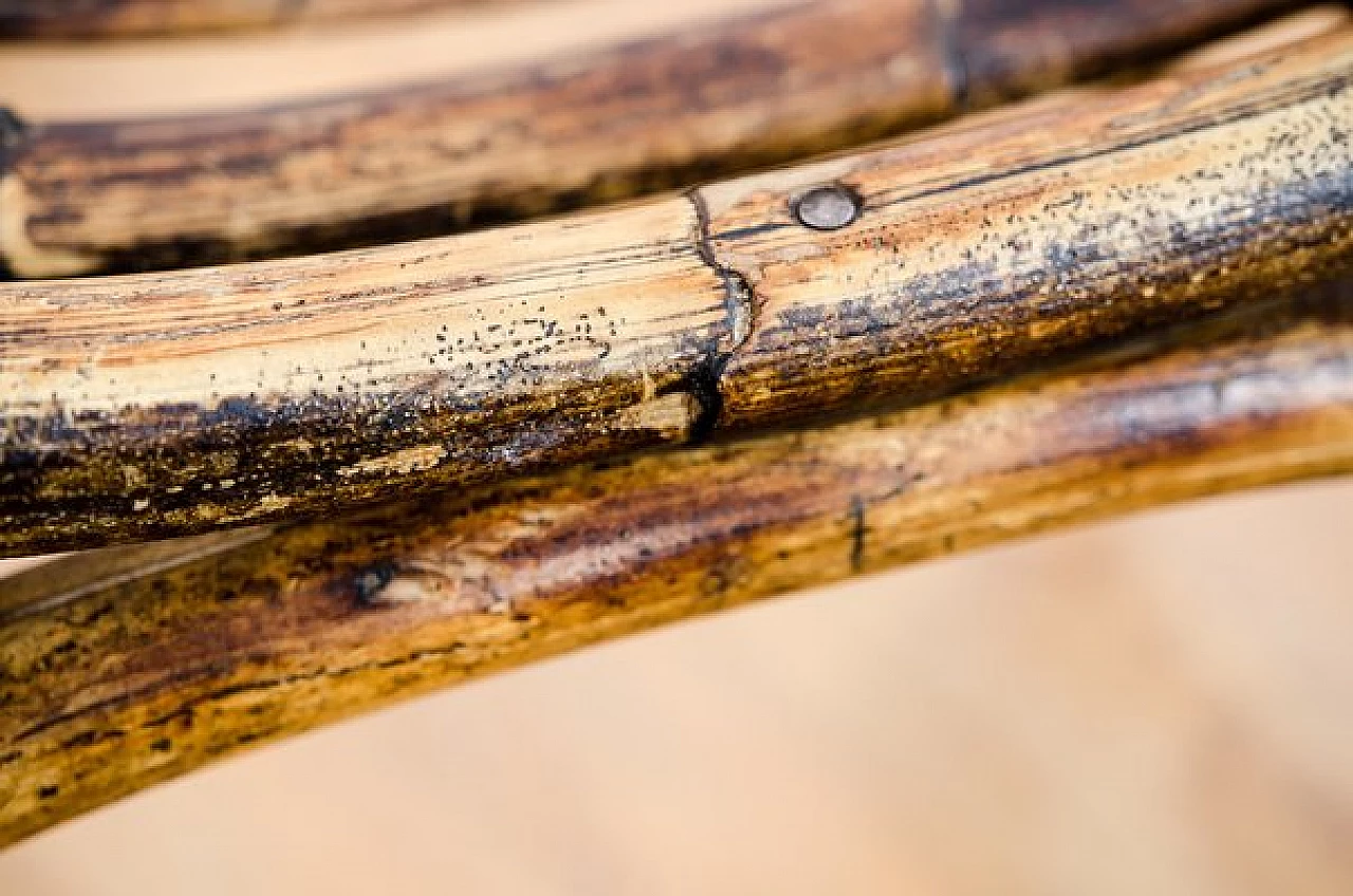 3 Poltrone Art Déco in vimini, anni '40 4