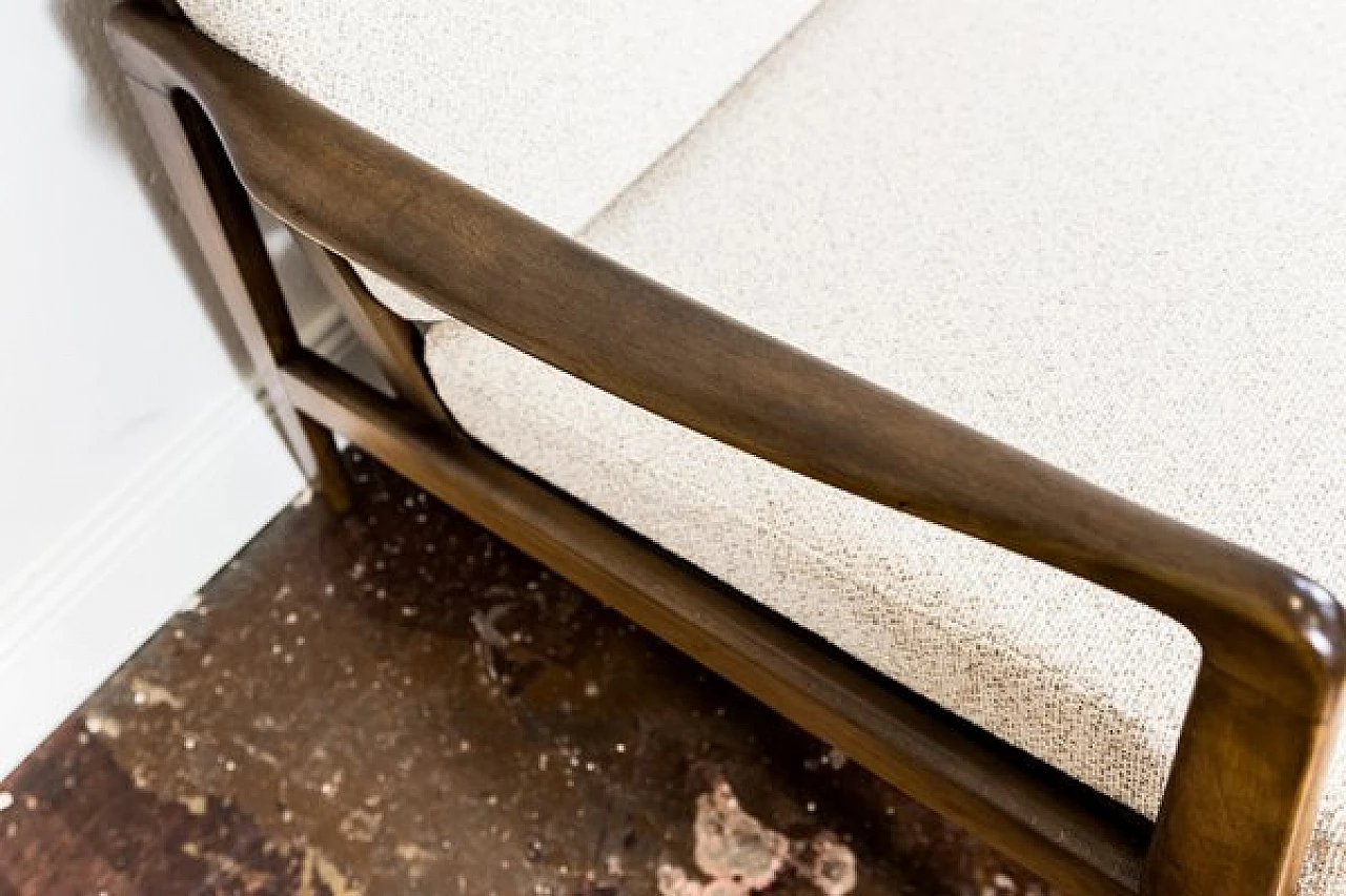 Coppia di poltrone e divano scandinave, anni '60 6