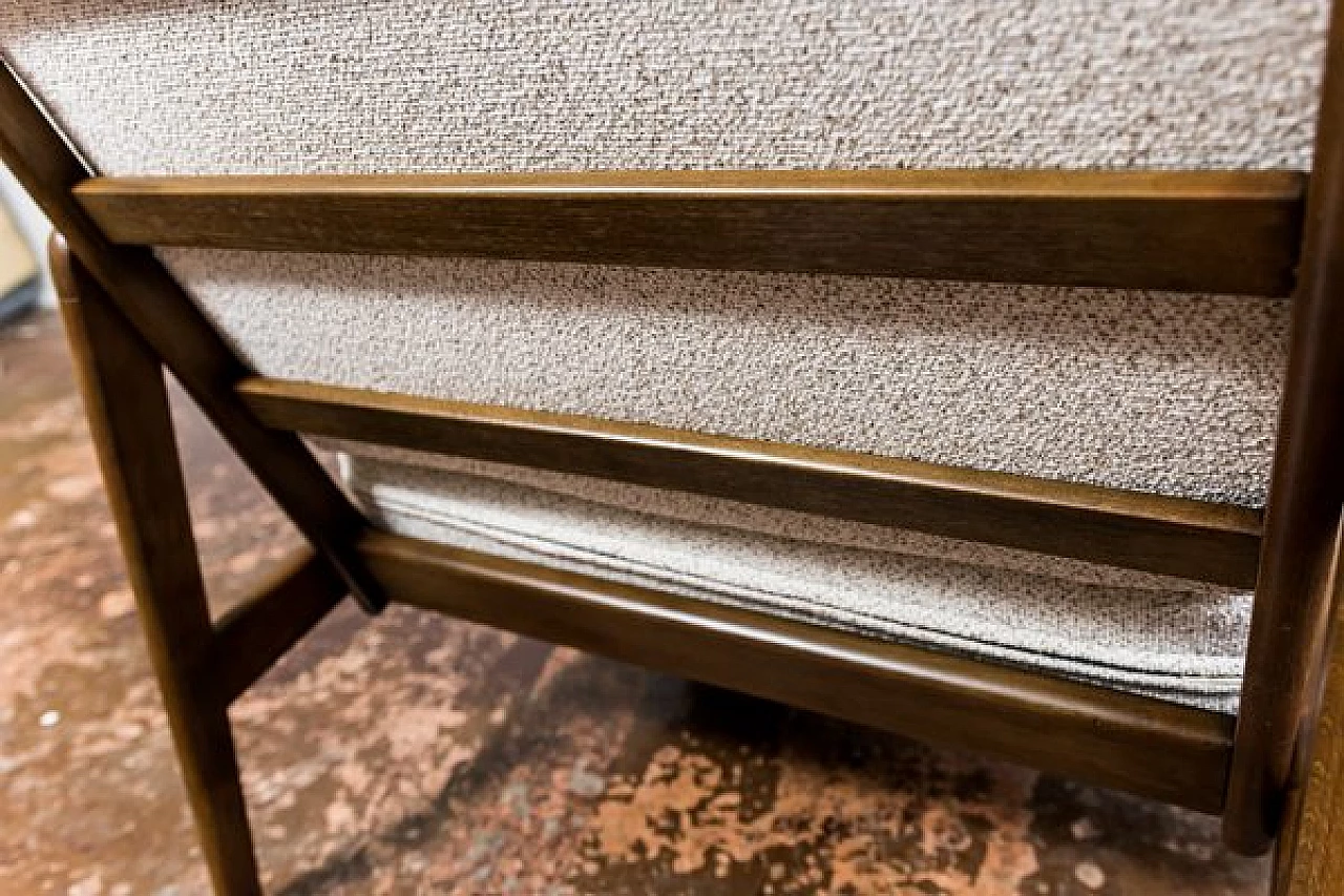 Coppia di poltrone e divano scandinave, anni '60 8