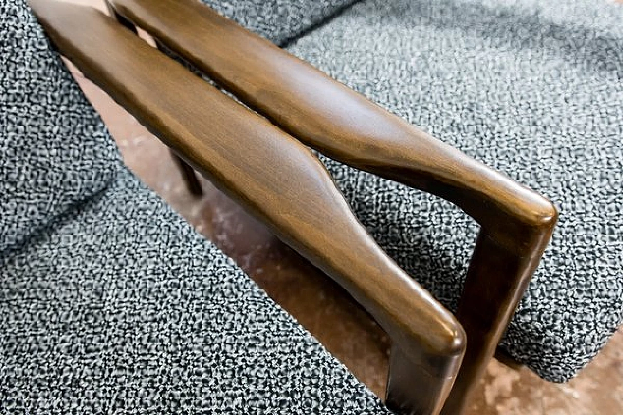 Coppia di poltrone B-7522 in faggio di Zenon Bączyk, anni '60 6