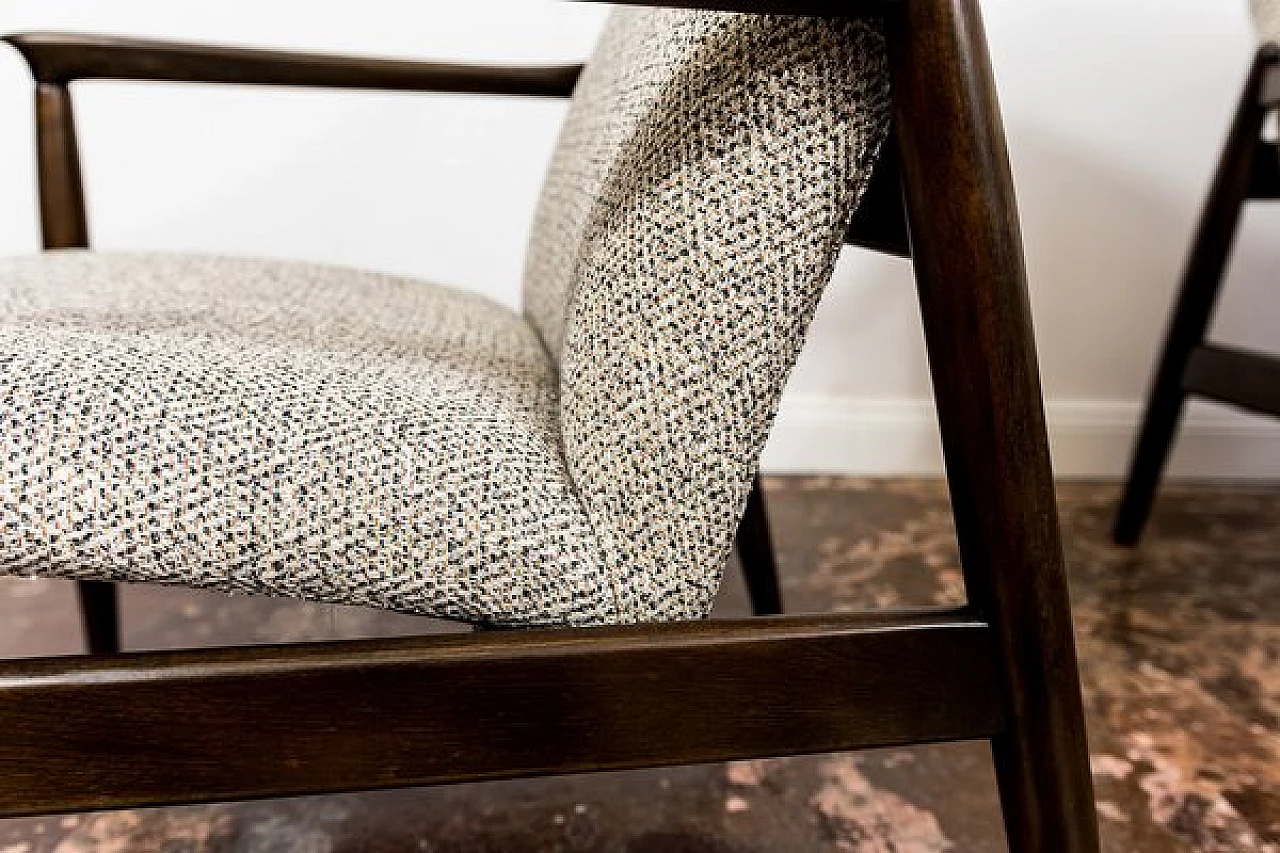 Coppia di poltrone GFM-64 di Edmund Homa per GFM, anni '60 8