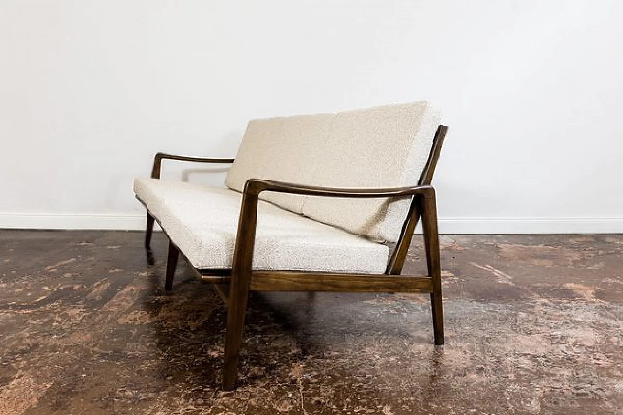 Coppia di poltrone e divano scandinave, anni '60 13