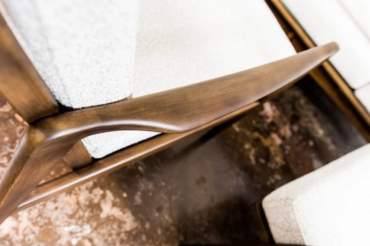 Coppia di poltrone e divano scandinave, anni '60 14