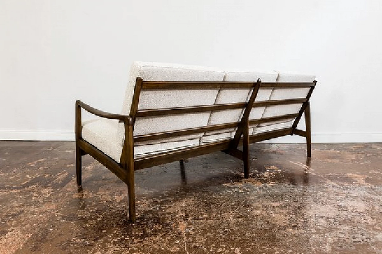 Coppia di poltrone e divano scandinave, anni '60 16