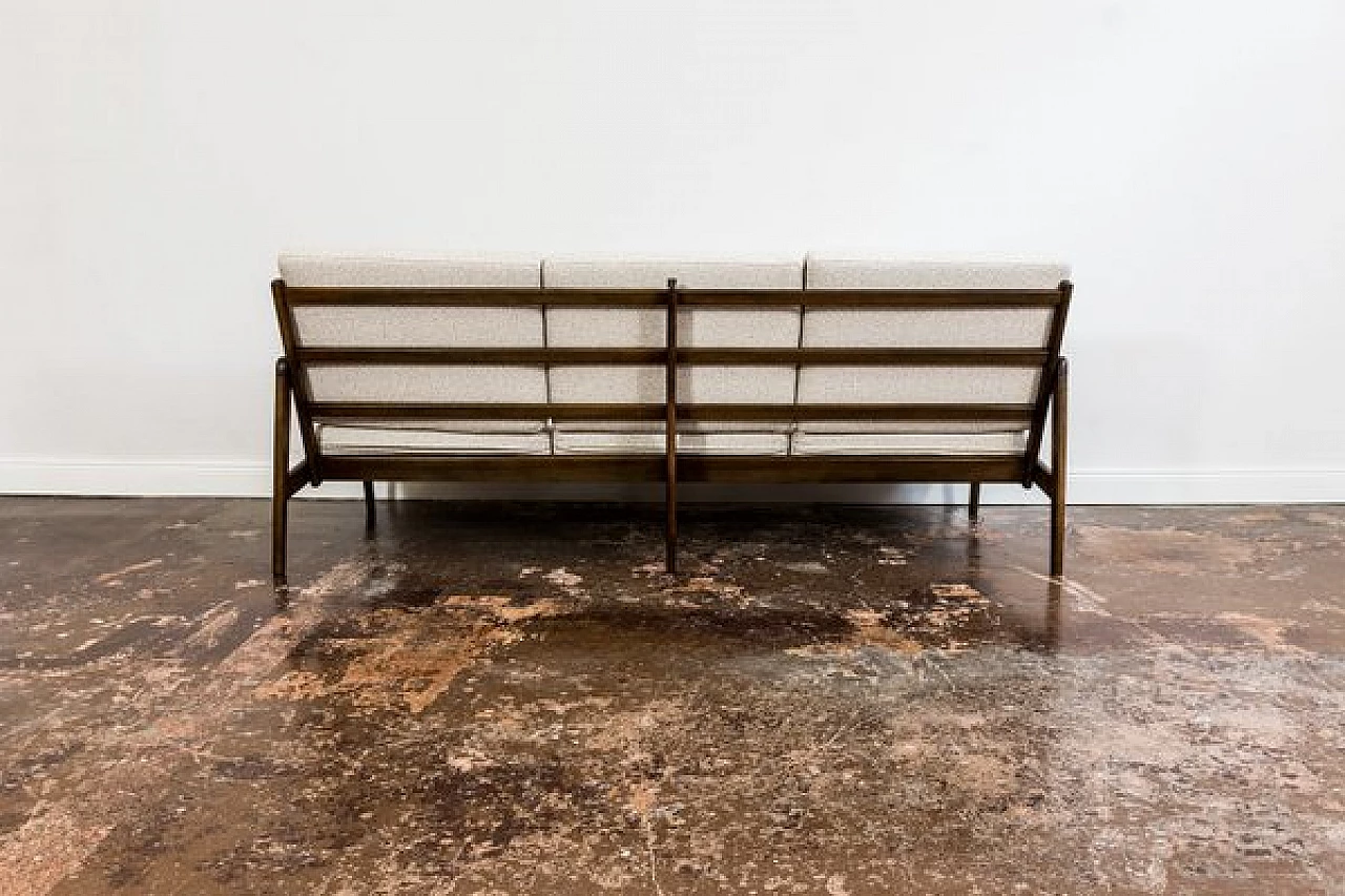 Coppia di poltrone e divano scandinave, anni '60 17