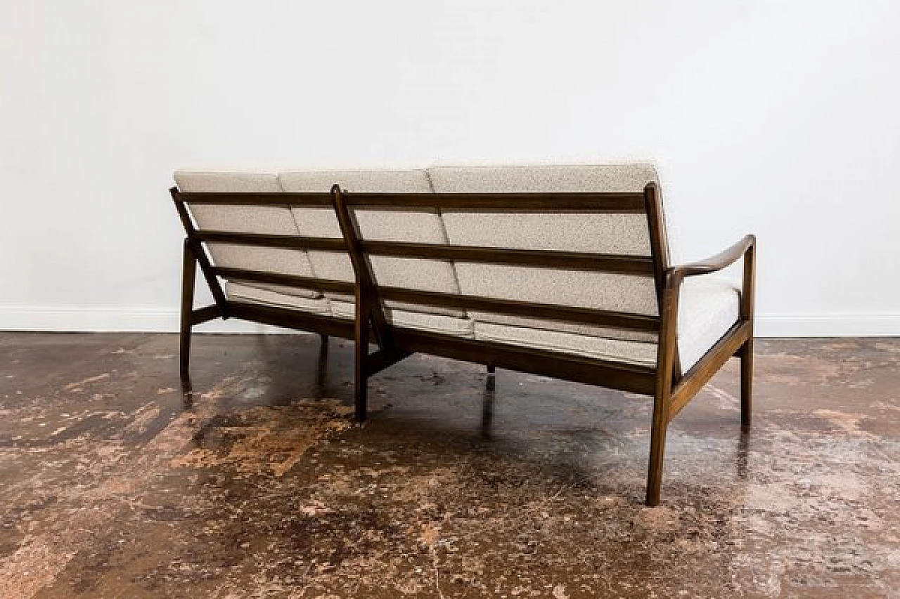 Coppia di poltrone e divano scandinave, anni '60 23