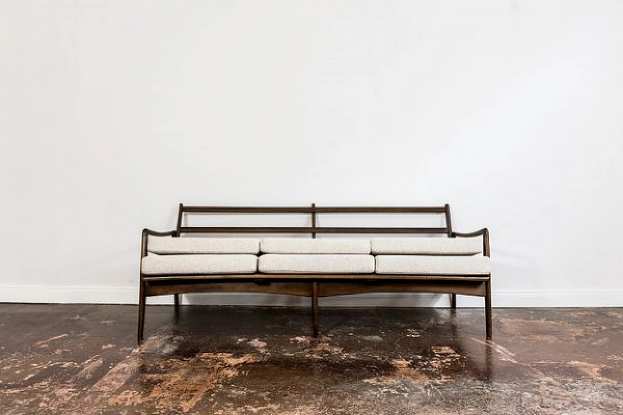 Coppia di poltrone e divano scandinave, anni '60 34