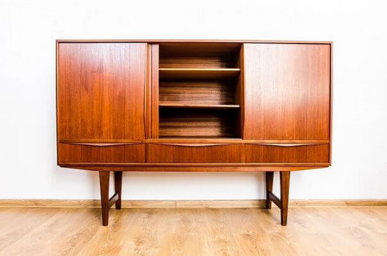 Credenza danese  in teak di EW Bach per Sejling Skabe, anni '50 3