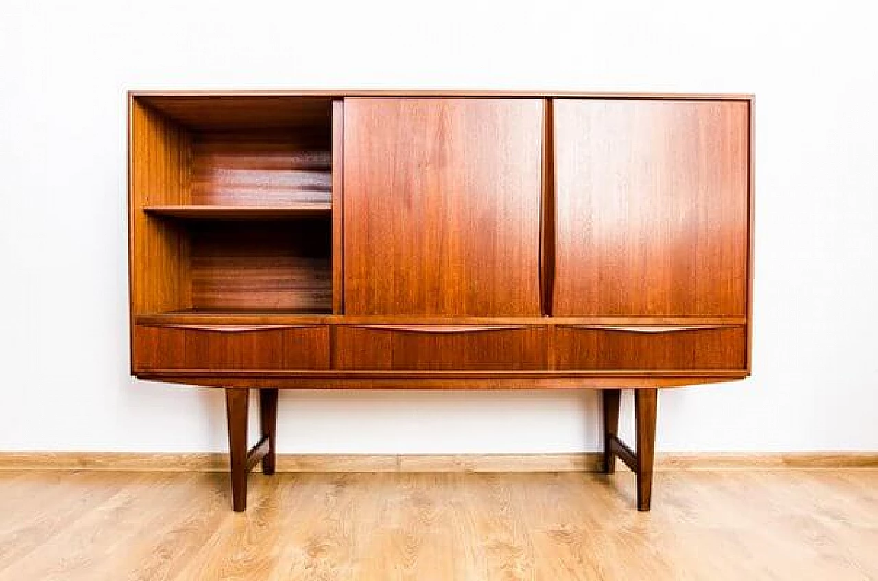 Credenza danese  in teak di EW Bach per Sejling Skabe, anni '50 8