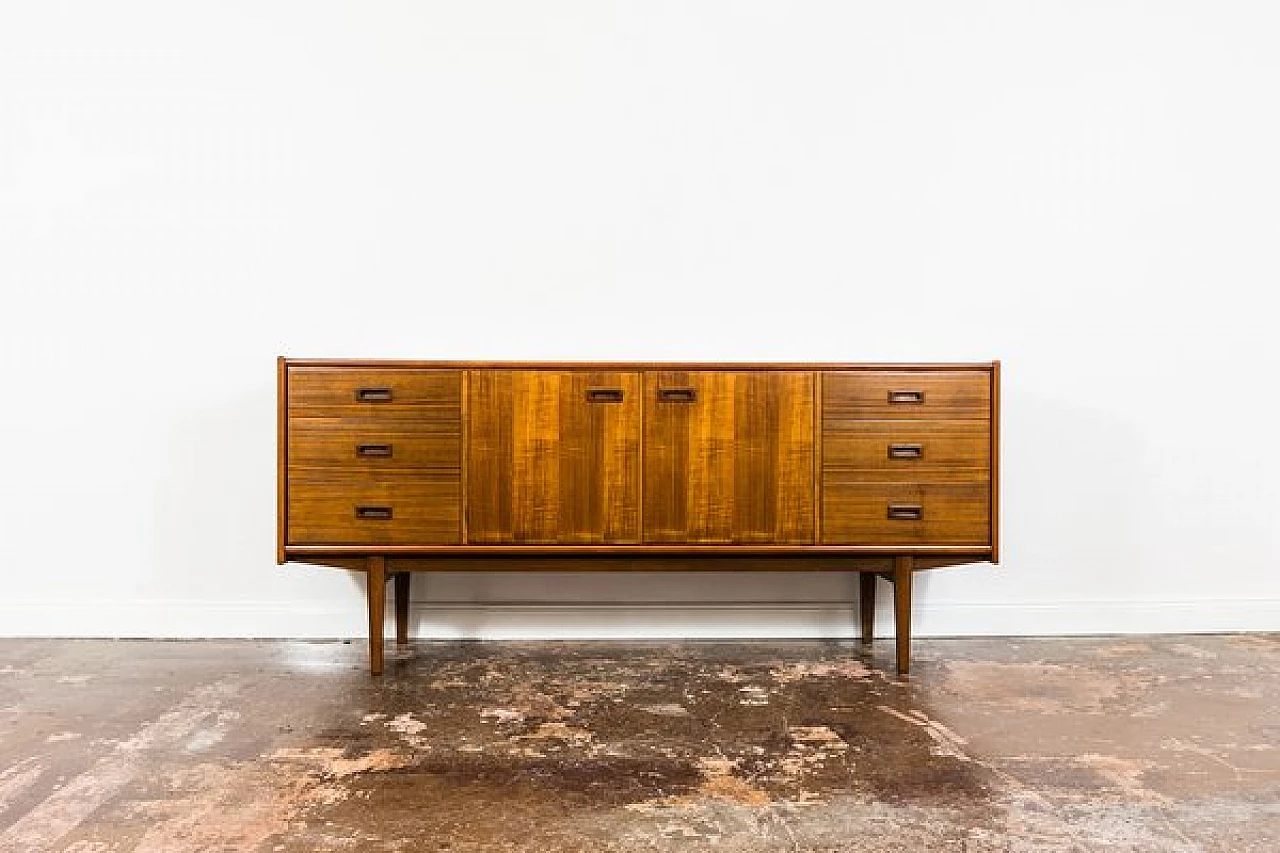 Credenza in legno di Bydgoskie Fabryki Mebli, anni '60 1