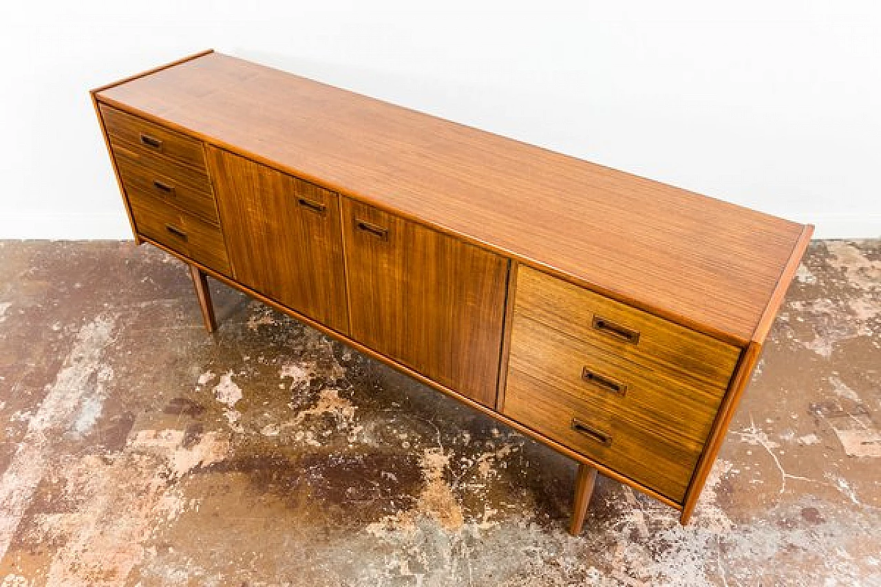 Credenza in legno di Bydgoskie Fabryki Mebli, anni '60 5