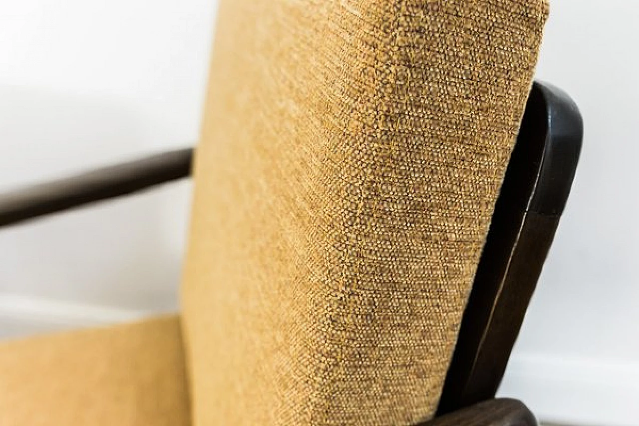 Pair of B-7522 armchairs by Zenon Bączyk for Swarzędzkie Fabryki Mebli, 1960s 7