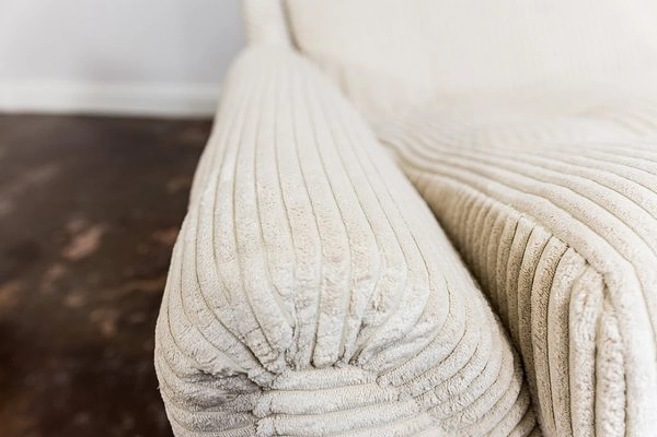 Pair of beige fabric armchairs by Jitona, 1970s 15