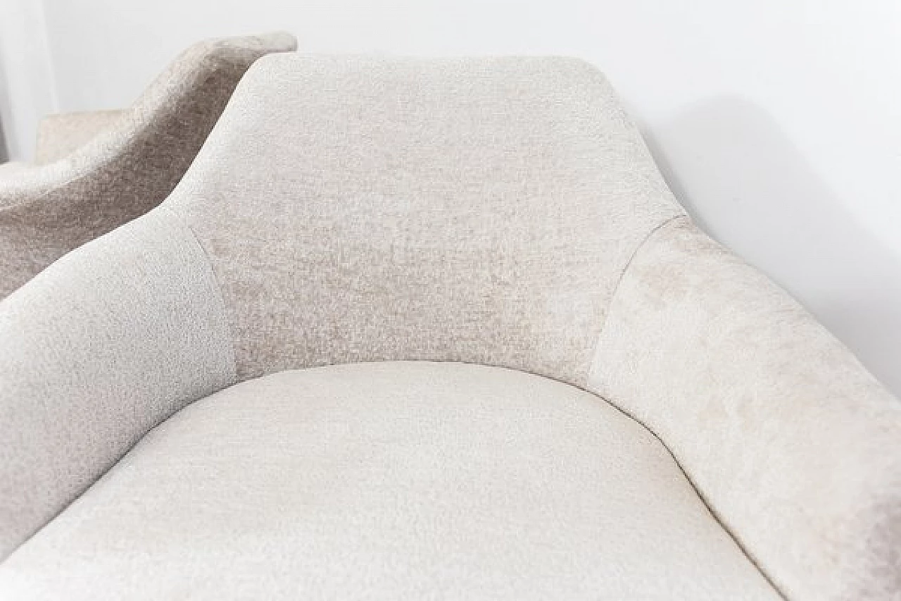 Coppia di poltrone in legno, anni '70 7