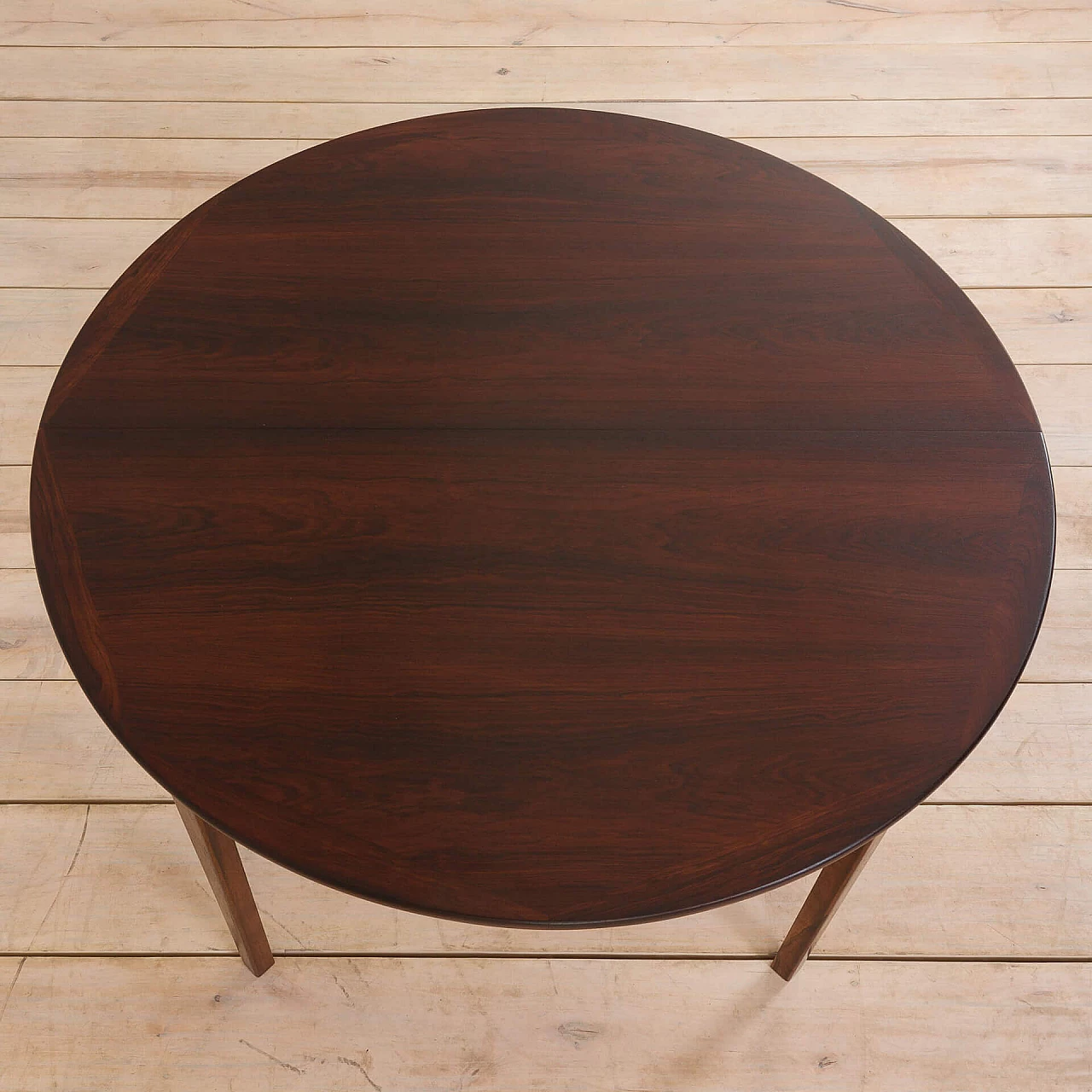Rosewood extendable table attributed to Svend Åge Madsen, 1960s 9