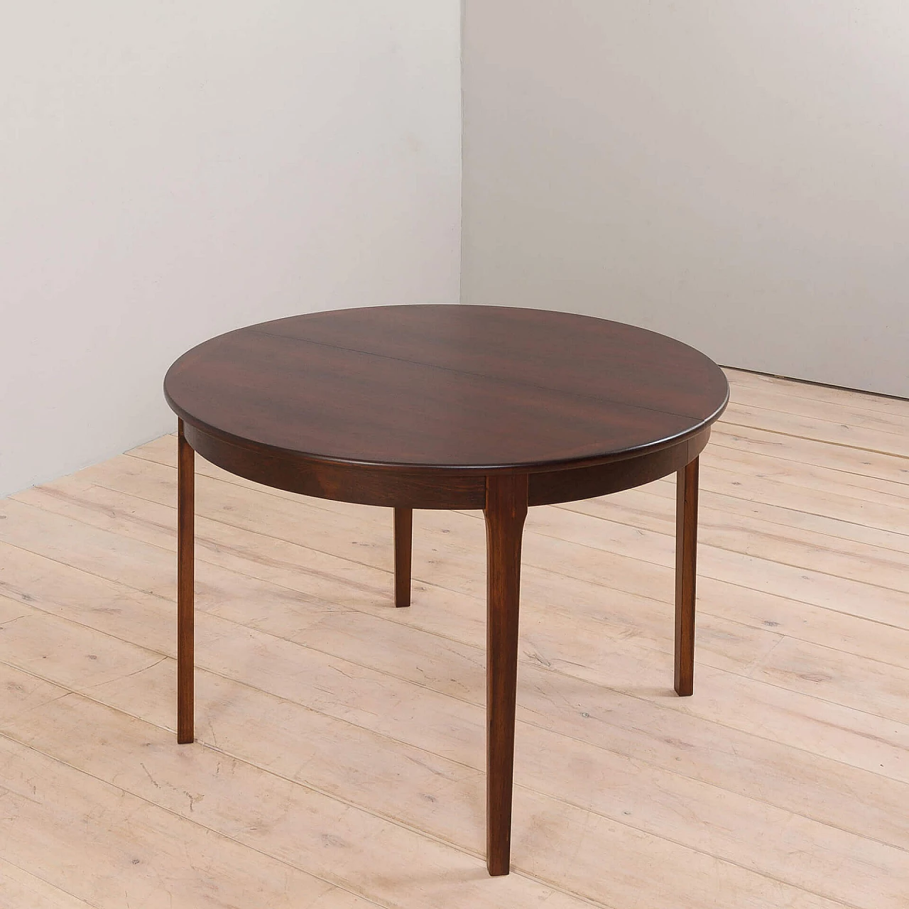 Rosewood extendable table attributed to Svend Åge Madsen, 1960s 11