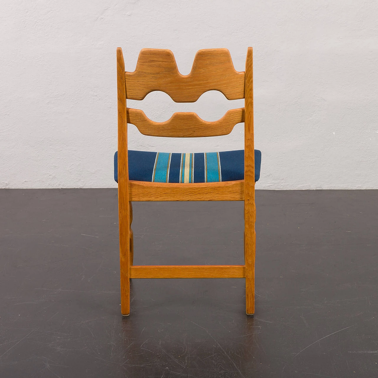 6 Oak chairs by Henning Kjaernulf for Nyrup Mobelfabrikk, 1960s 16