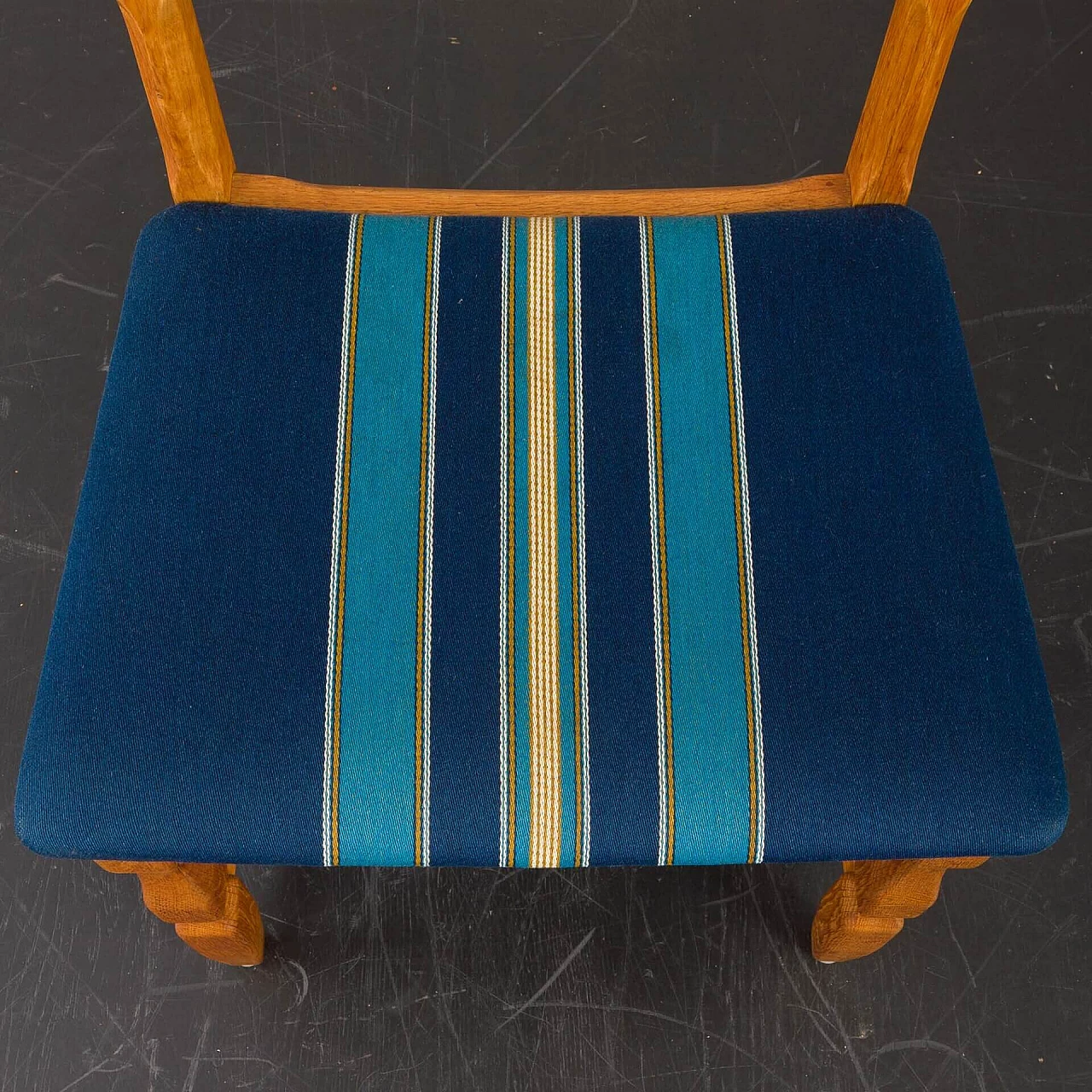 6 Oak chairs by Henning Kjaernulf for Nyrup Mobelfabrikk, 1960s 17