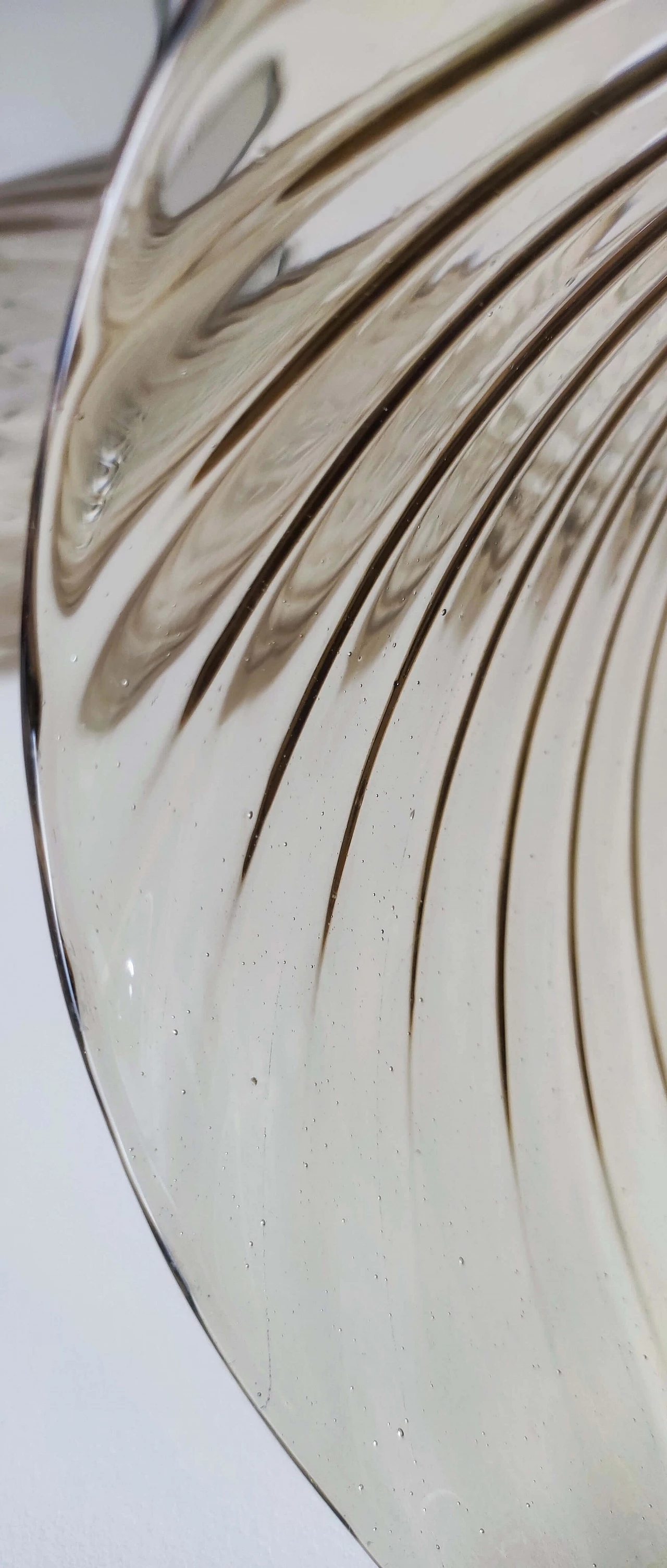 Pair of Art Deco Murano glass and brass wall sconces, 1920s 17