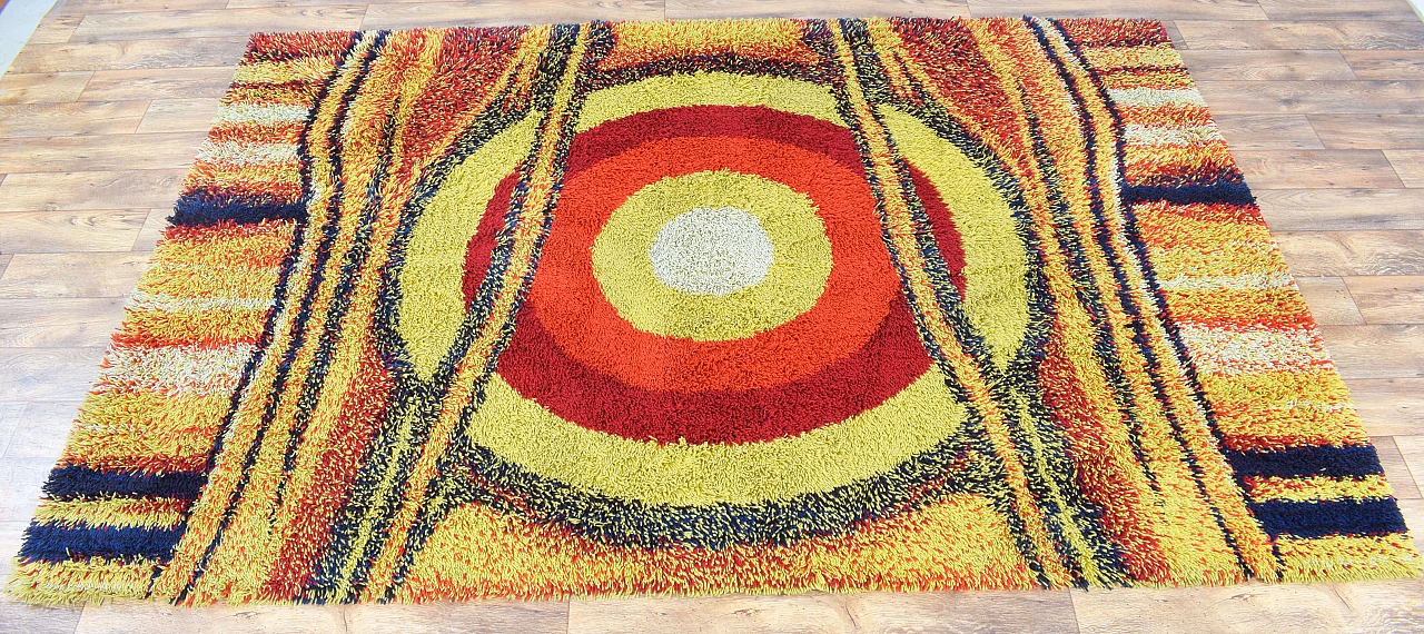 Danish Rye rug, 1960s 1