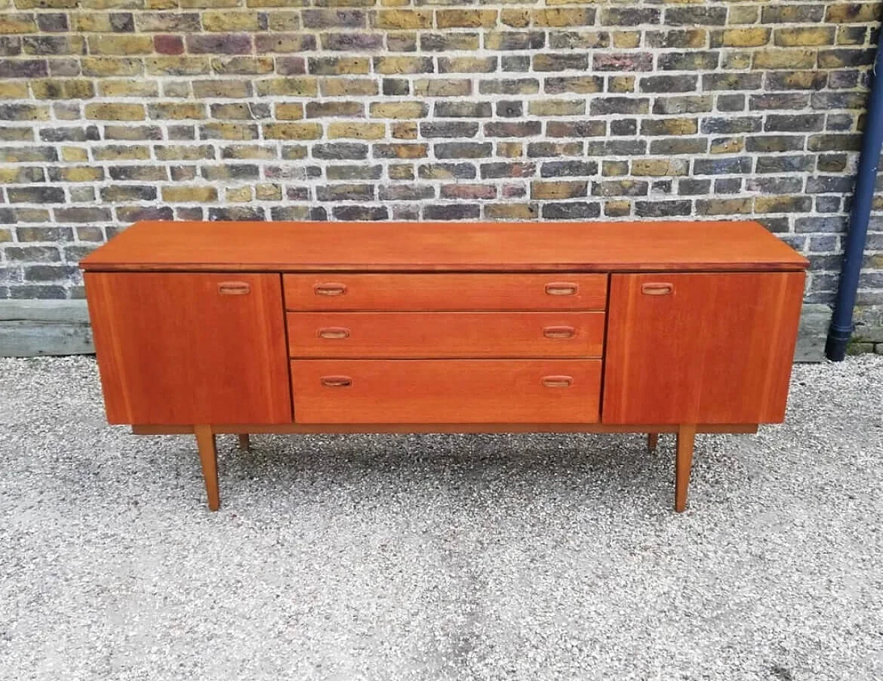 Credenza inglese in teak, anni '60 2