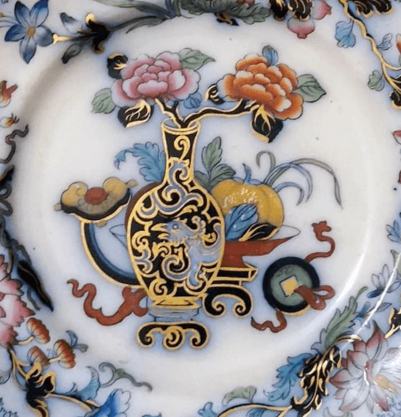 Coppia di piatti Noma 4317 in semi-porcellana di Ridgway, metà '800 6