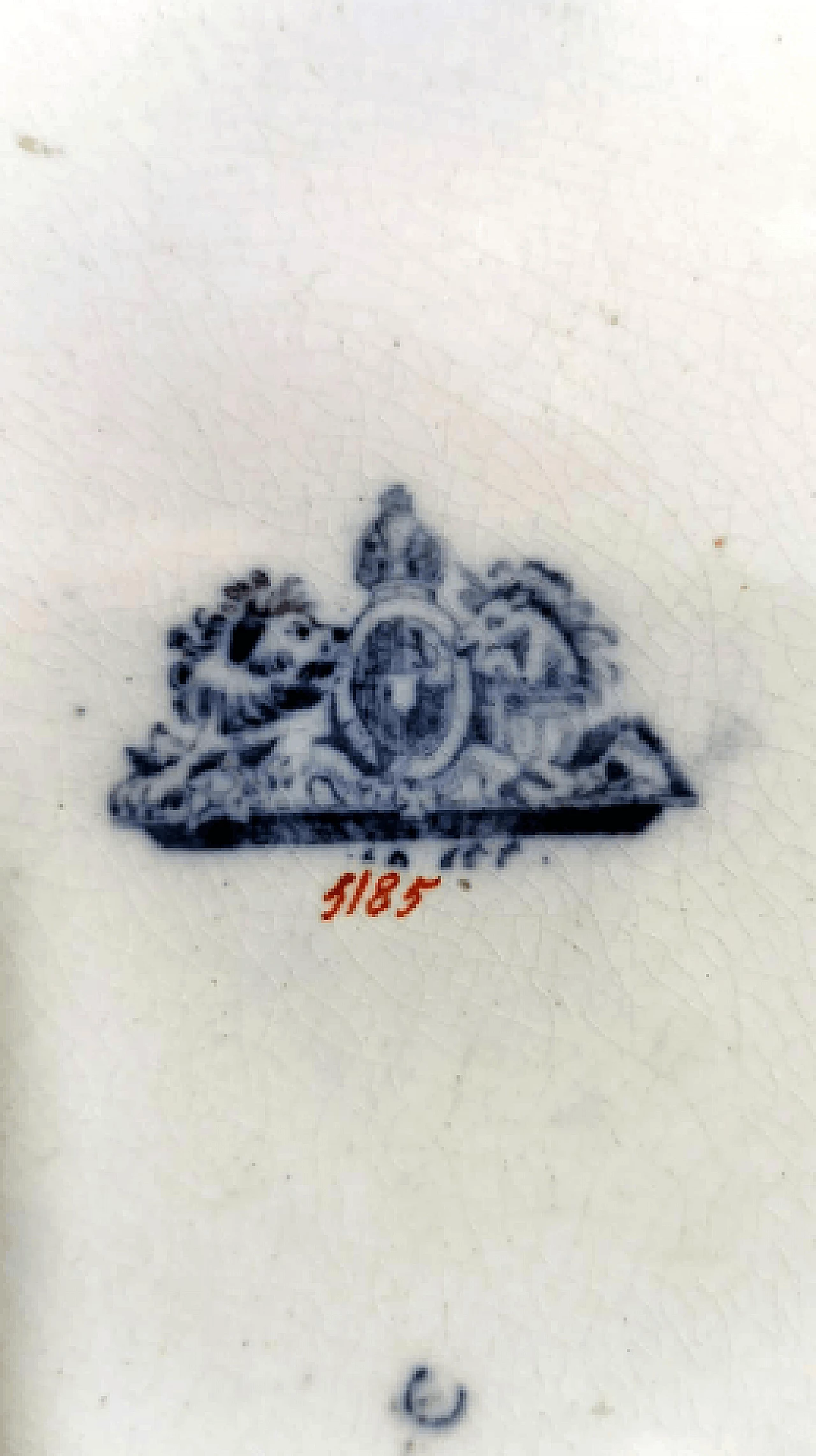 4 Piatti Vittoriani in ceramica con marchio Royal Arms, metà '800 16