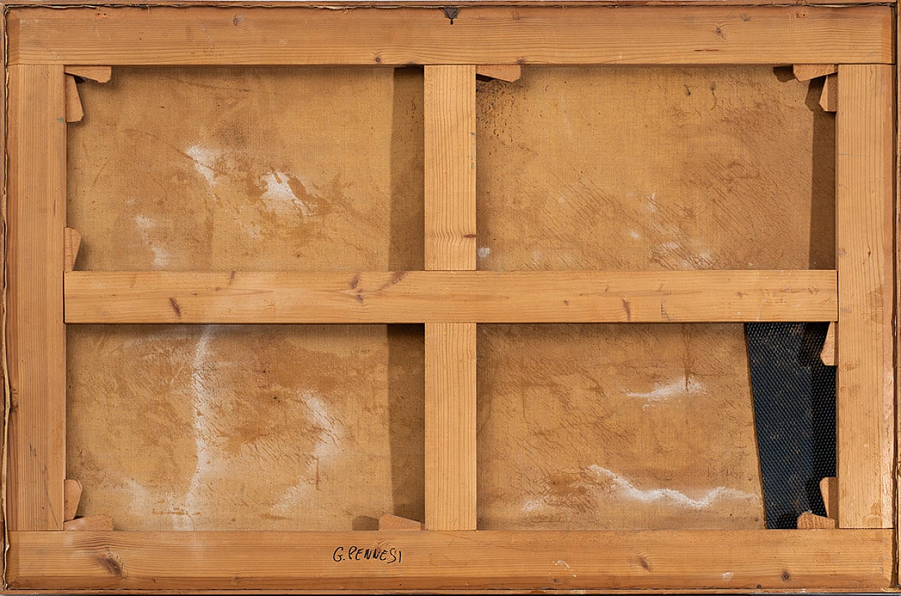 Natura morta con frutta, olio su tela, fine '800 5