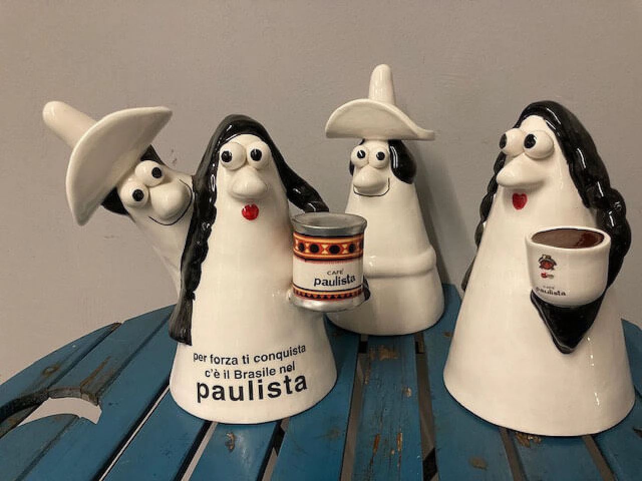 Carmensita and Caballero in ceramic by La Fenice, 1960s 10