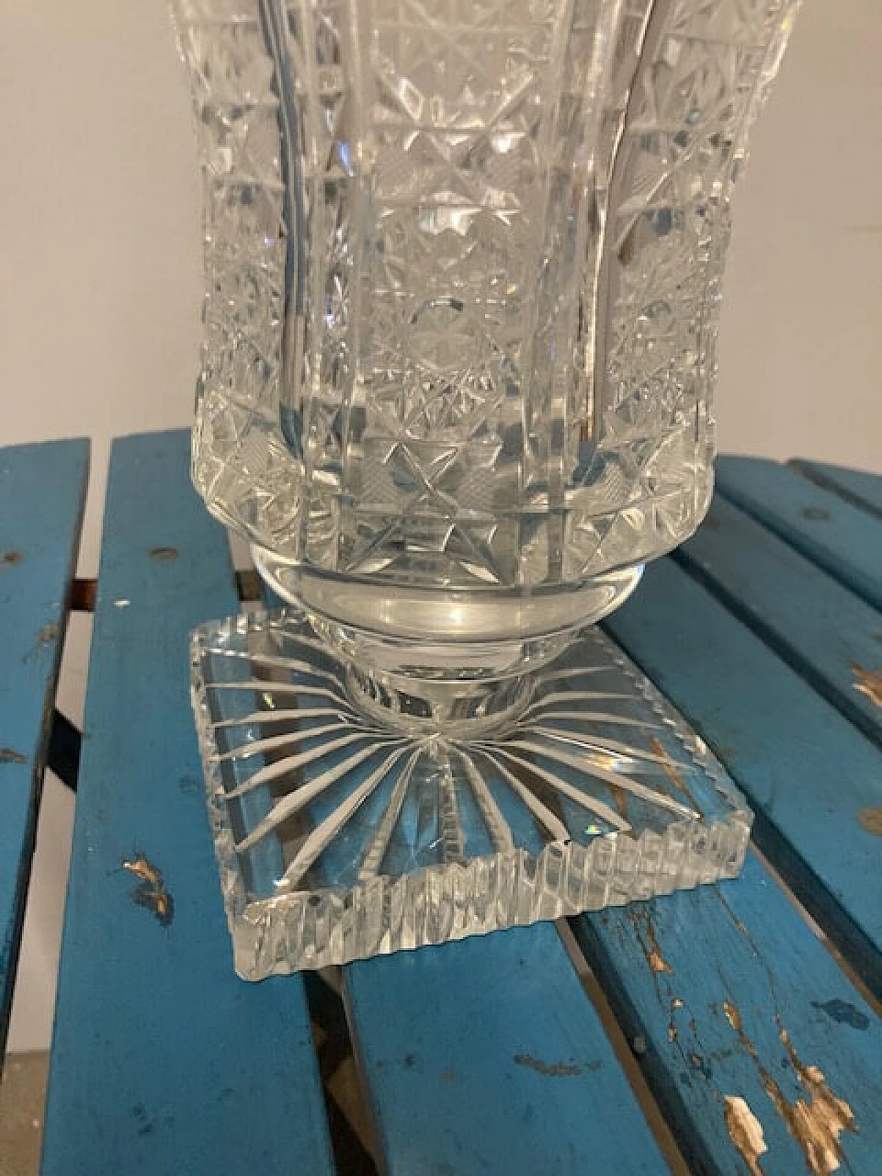 Bohemia crystal vase, 1950s 3