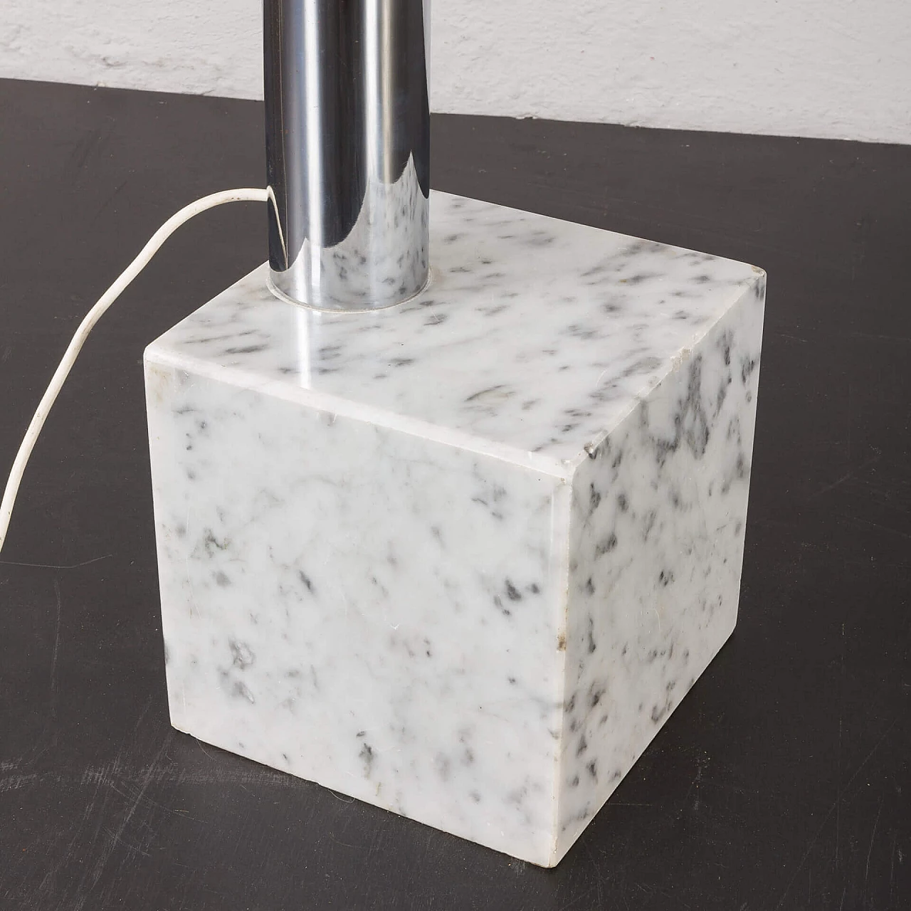 Metal and marble floor lamp by Goffredo Reggiani, 1970s 4