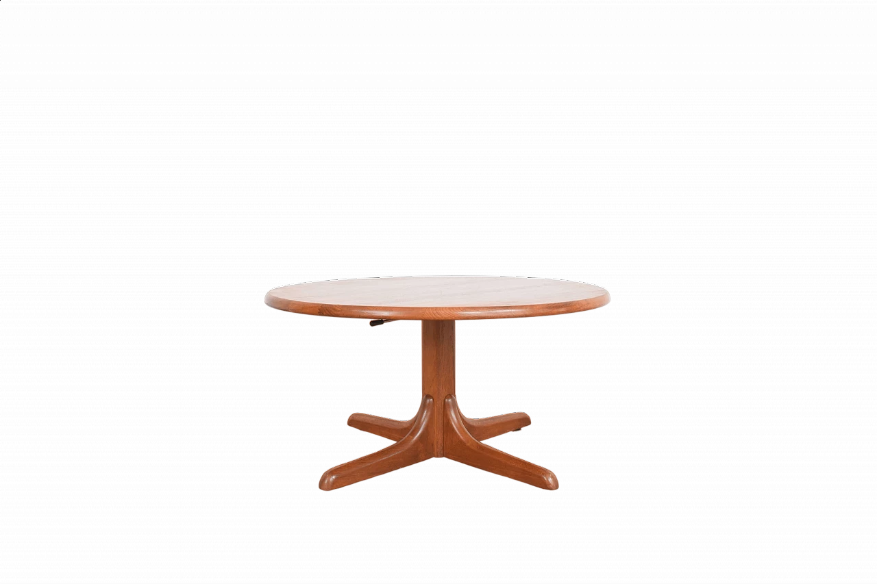Danish coffee table in solid teak, 1970s 9
