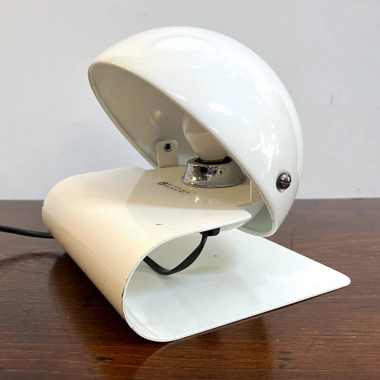 Lampada da tavolo Bugia in metallo curvato di Giuseppe Cormio per iGuzzini, anni ’70 5