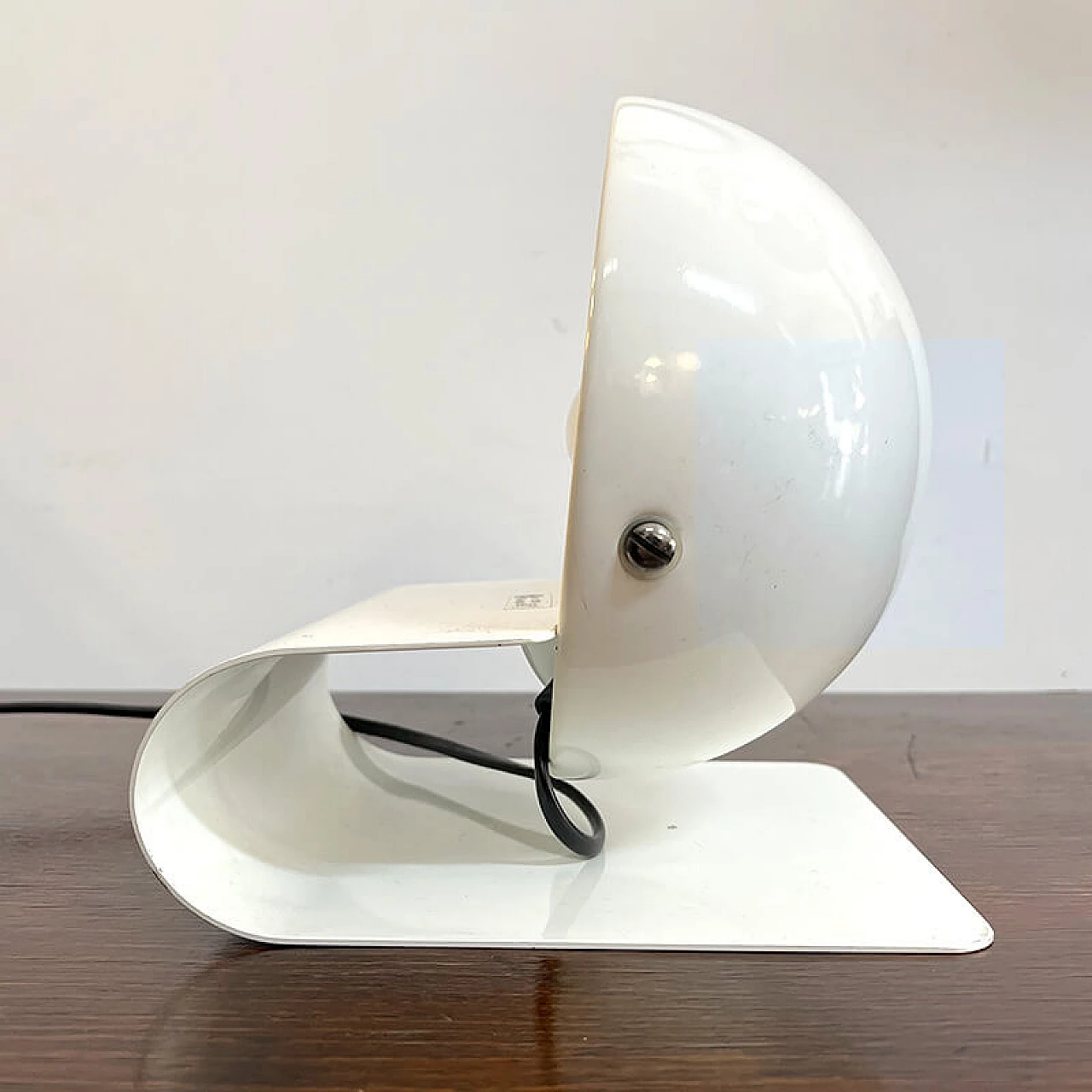 Lampada da tavolo Bugia in metallo curvato di Giuseppe Cormio per iGuzzini, anni ’70 6