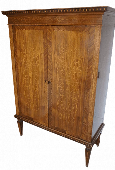 Walnut sideboard with bois de rose inlay, 1940s