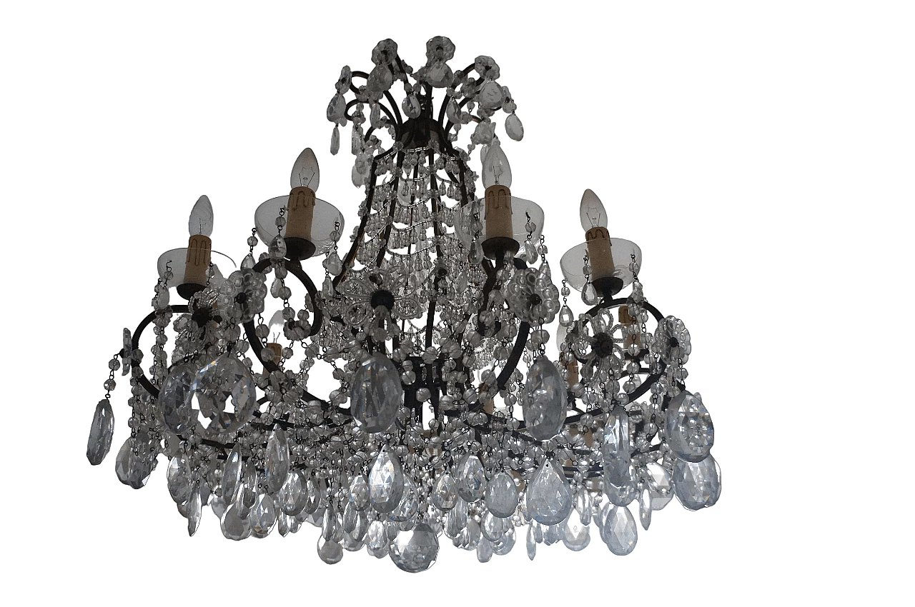 Crystal chandelier, late 19th century 13