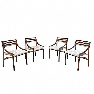 4 Chairs 110 by Ico Parisi for Cassina, 1960s