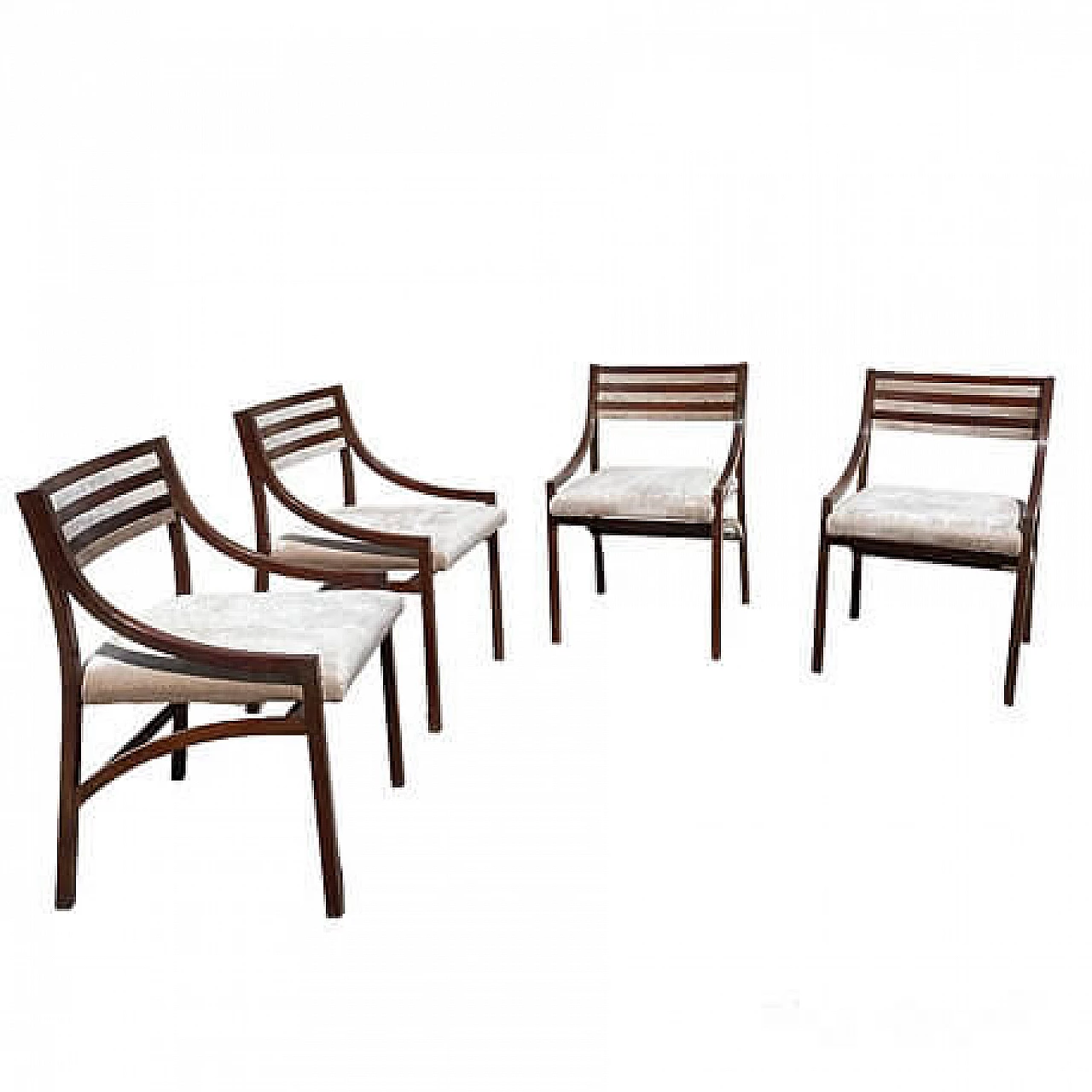 4 Chairs 110 by Ico Parisi for Cassina, 1960s 6