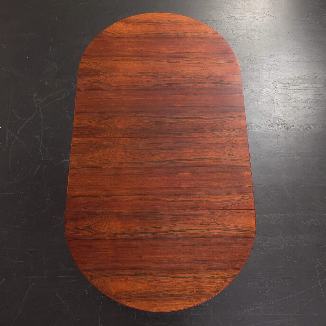 Rosewood dining table with drop-leaf in the style of Arne Vodder, 1960s 5