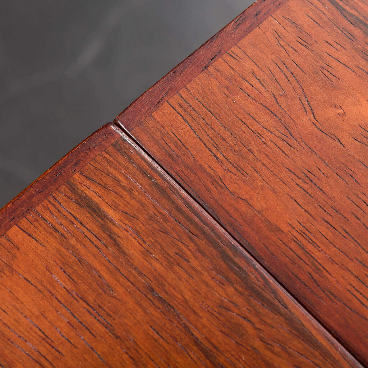 Rosewood dining table with drop-leaf in the style of Arne Vodder, 1960s 9