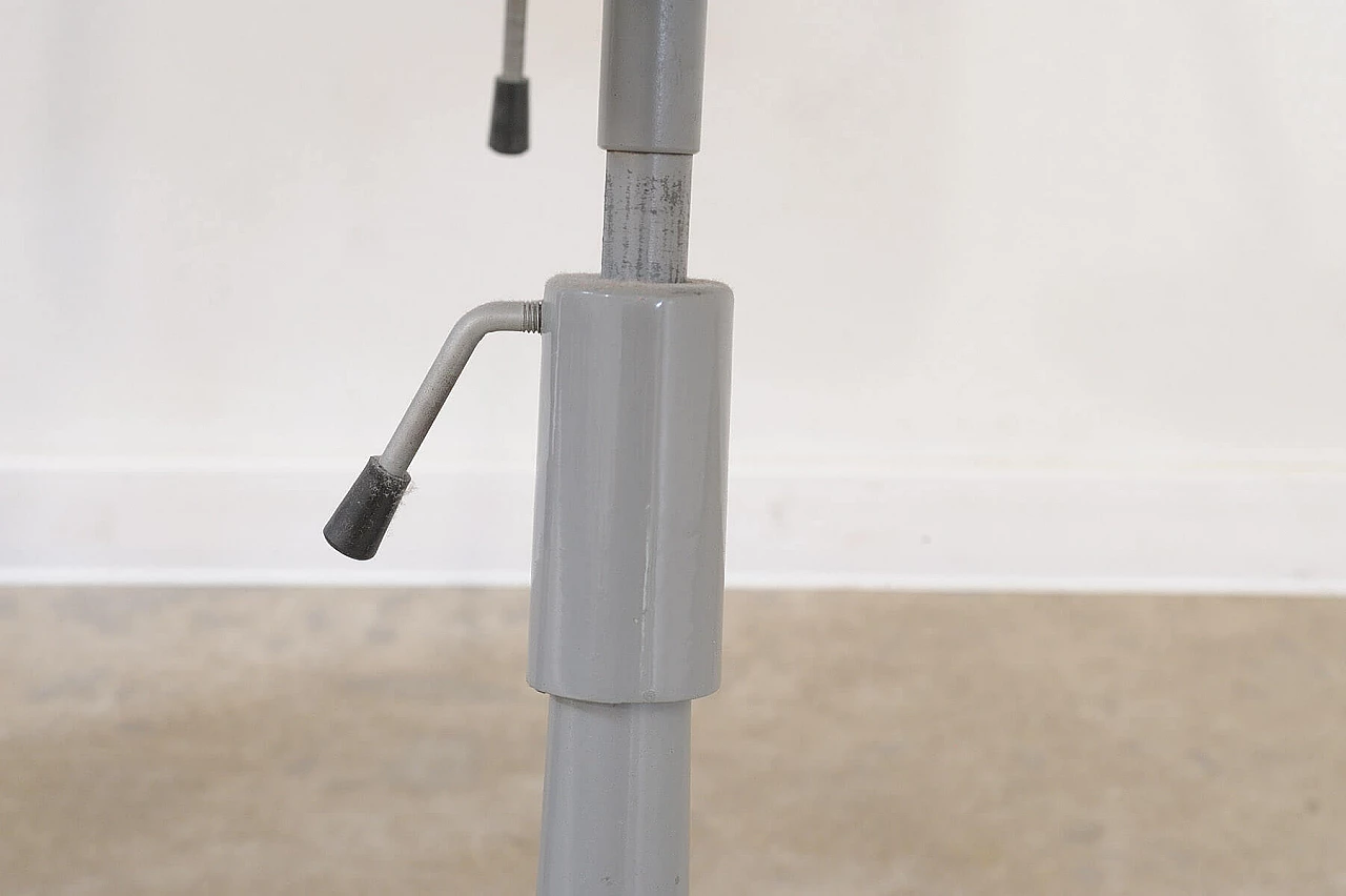 Plastic, fabric and iron swivel chair by Kovona, 1950s 21