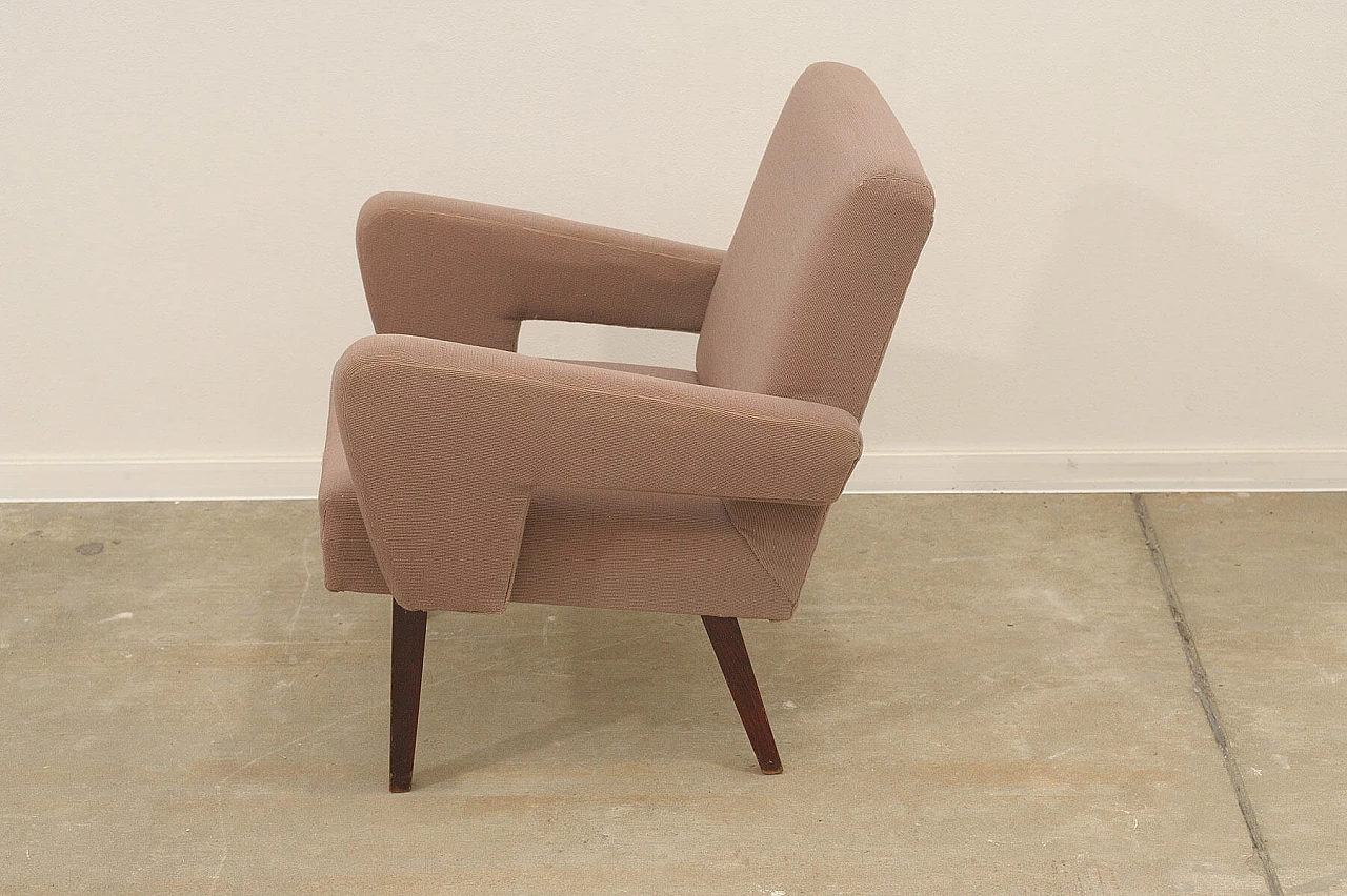 Pair of armchairs with beech legs by Jitona, 1970s 14