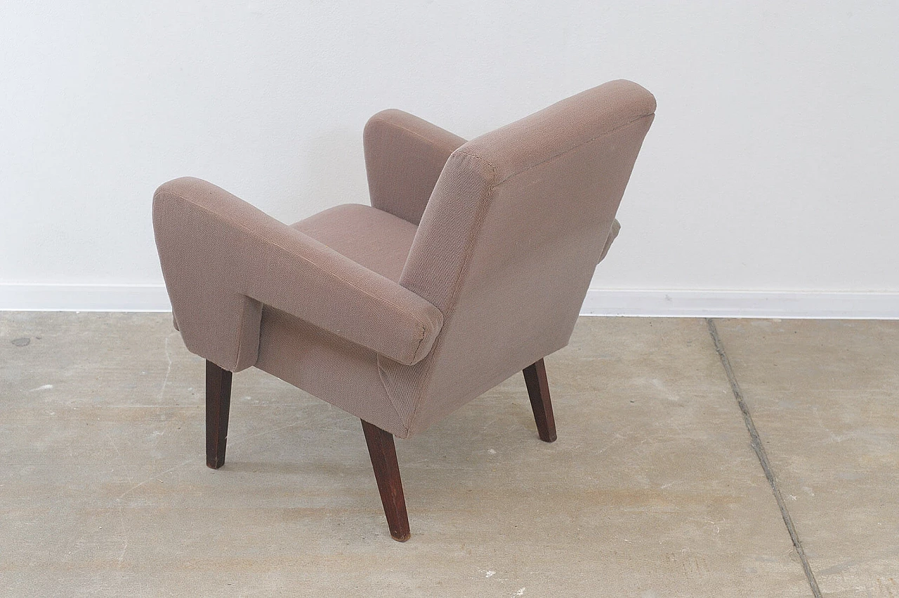 Pair of armchairs with beech legs by Jitona, 1970s 16