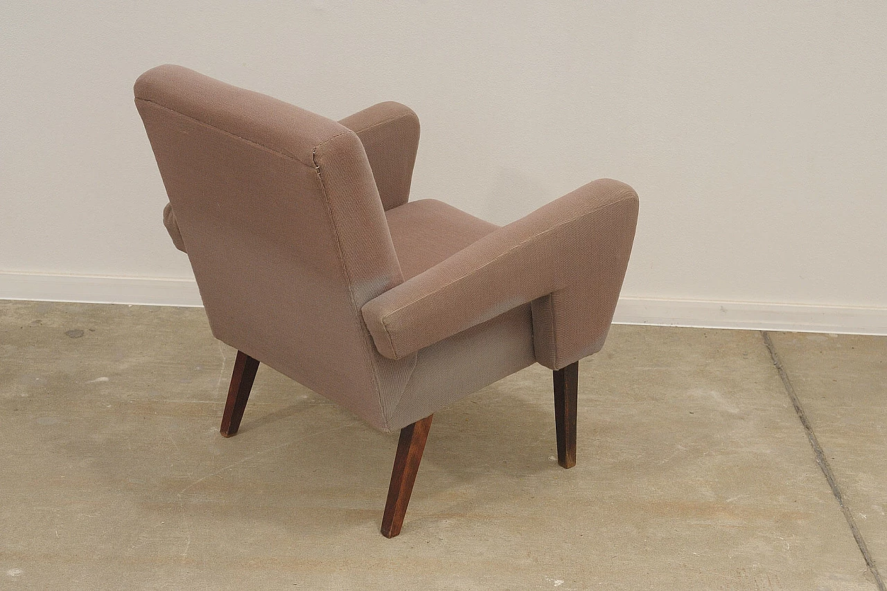 Pair of armchairs with beech legs by Jitona, 1970s 19