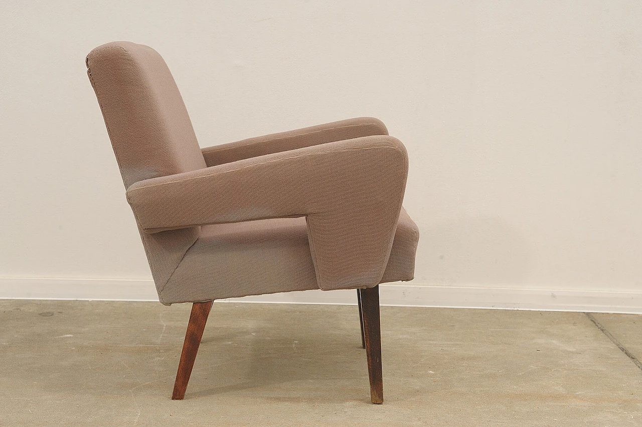Pair of armchairs with beech legs by Jitona, 1970s 21