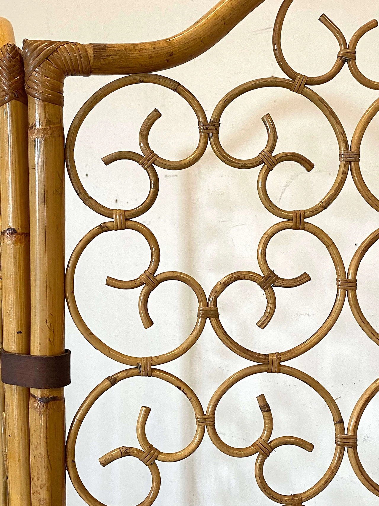 Four-leaf bamboo screen, 1970s 3