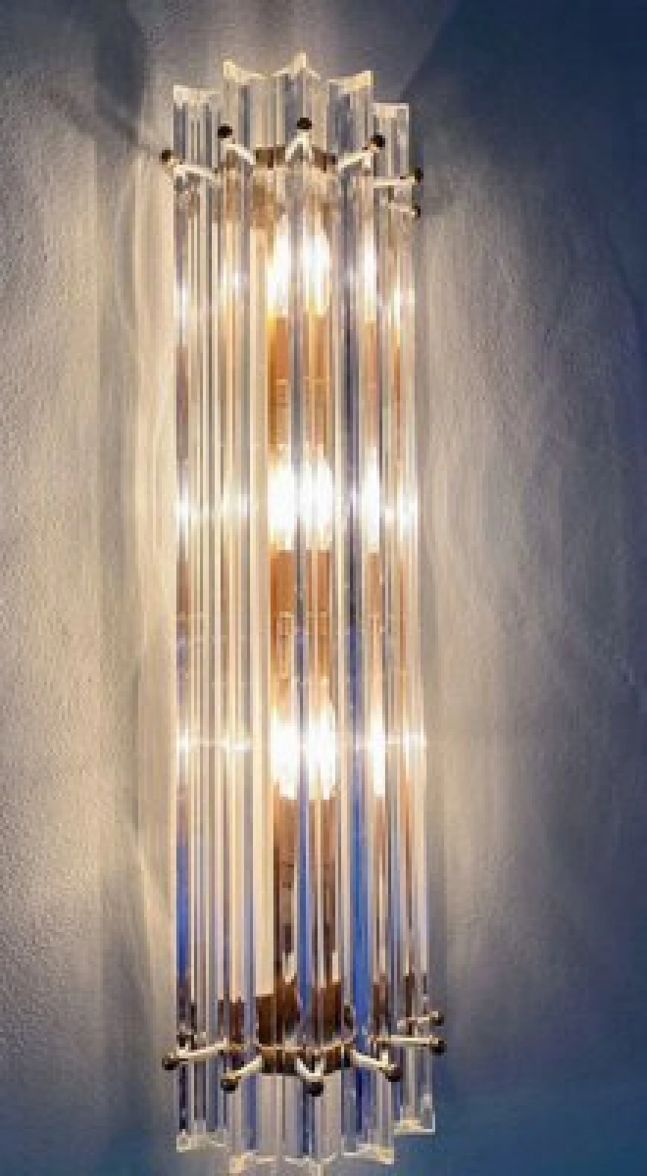 Pair of Murano glass reed sconces, 1970s 3